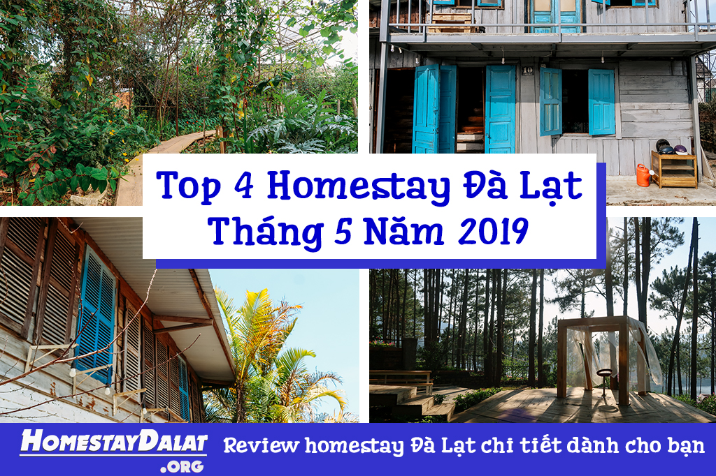 Top 4 homestay Đà lạt tháng 5 năm 2019
