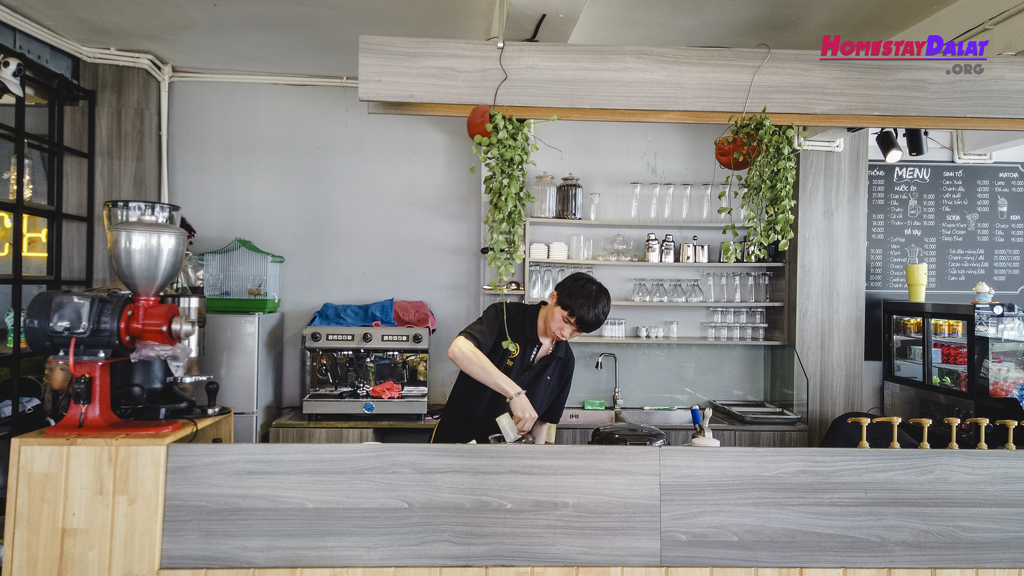 Quầy pha chế cafe 2P
