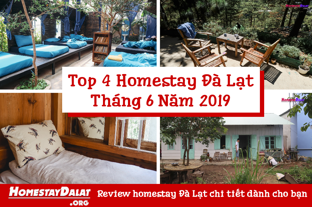 Top 4 homestay Đà Lạt tháng 6 năm 2019