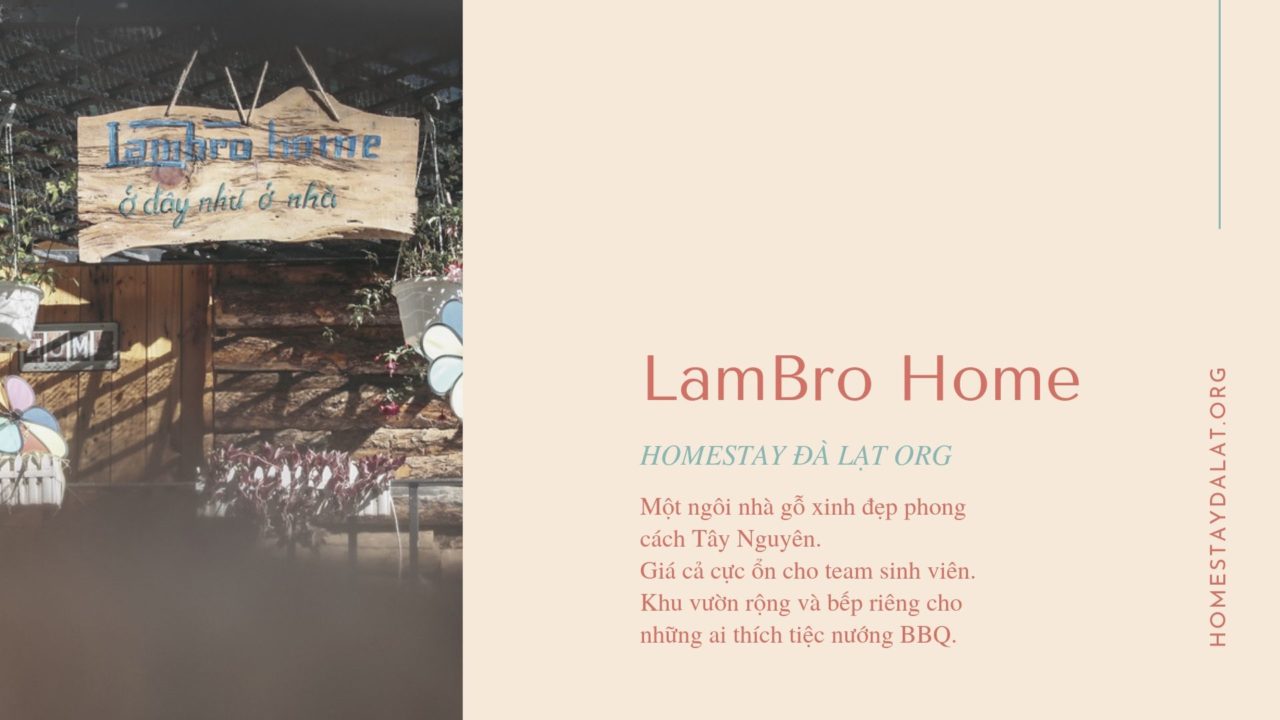 Lambro Homestay homestaydalatorg